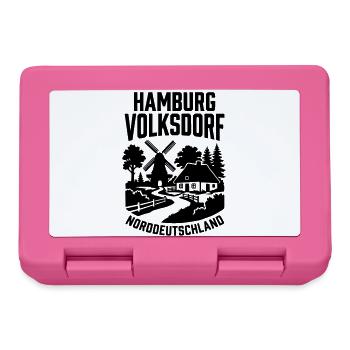 Volksdorf Hamburg Walddörfer  - Brotdose - Pink - Vorne