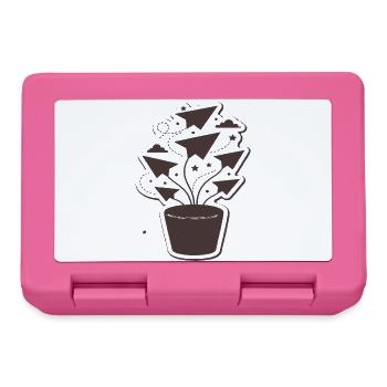 Papierflug-Pflanzenzauber - Brotdose - Pink - Vorne