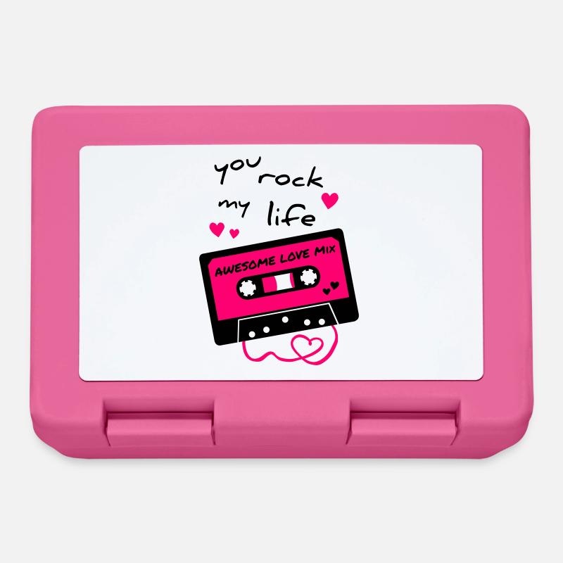 Love Mix Tape - Boîte à goûter - rose