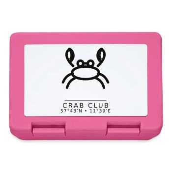 CrabClub: Koordinaten - Brotdose - Pink - Vorne
