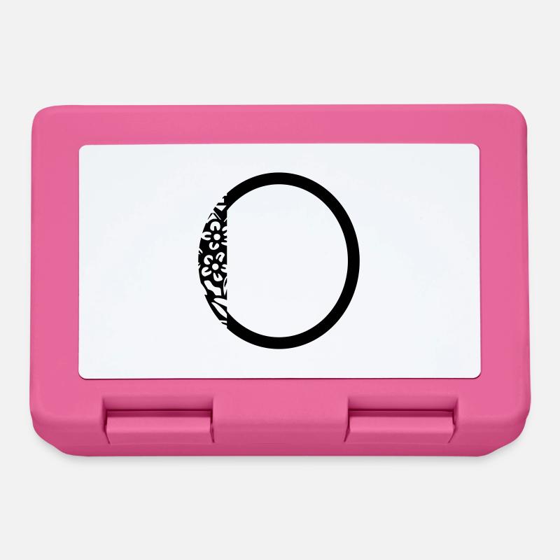 Buchstabe O - Brotdose - Pink