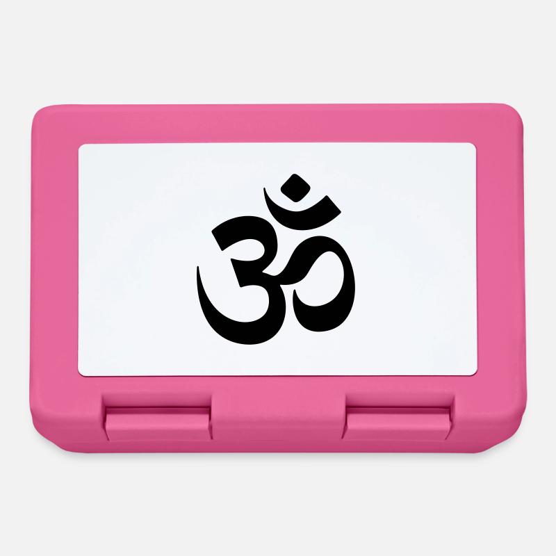 om symbol - Brotdose - Pink