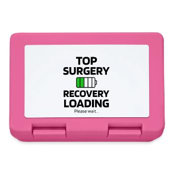 Mastectomy Transgender Breast Removal Gift - Lunchbox - pink - Front