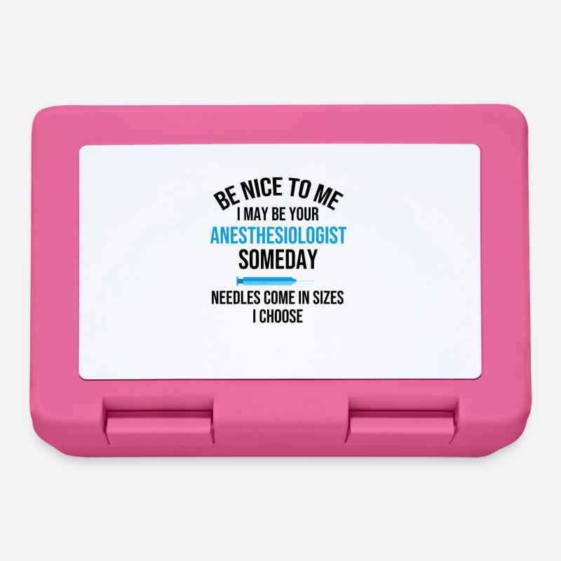 Anesthesiologist Gift | Anesthesiology Anesthesia - Lunchbox - pink