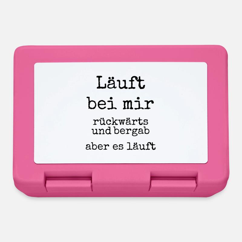 Läuft bei mir - Brotdose - Pink