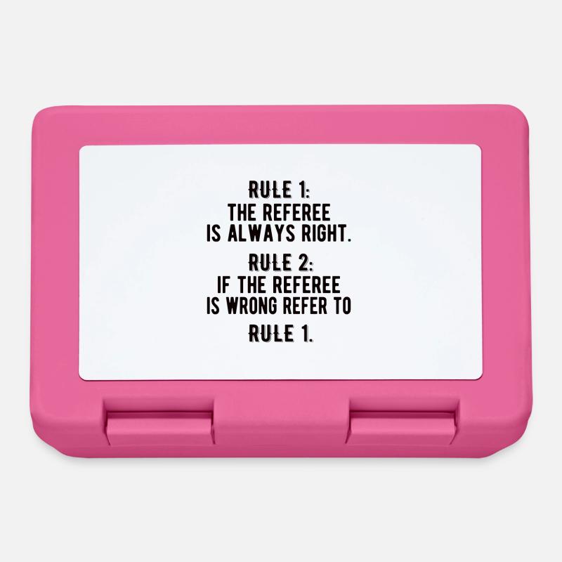 Referee Papa Referee Impartial Shiri - Lunchbox - pink