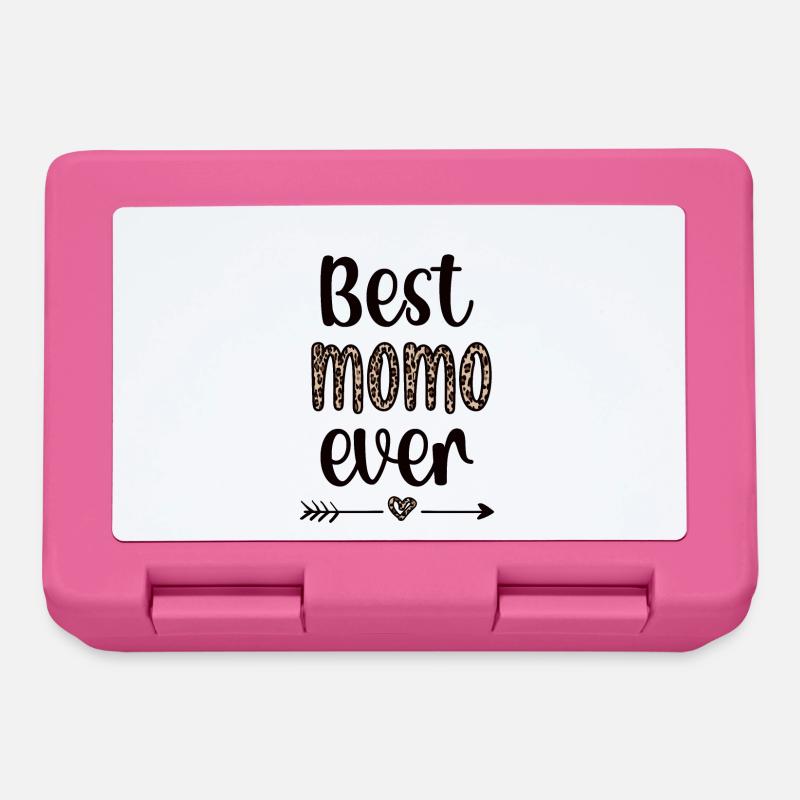 Beste Momo Oma Muttertag Geschenk Momo Großmutter - Brotdose - Pink