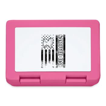 Samoyed Papa Samoyed Owner Samoyed Lover - Lunchbox - pink - Front
