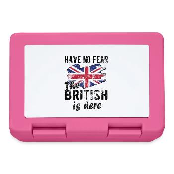 Brite Großbritannien Herkunft Britische Flagge - Brotdose - Pink - Vorne