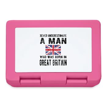 Brite Großbritannien Herkunft Britische Flagge - Brotdose - Pink - Vorne