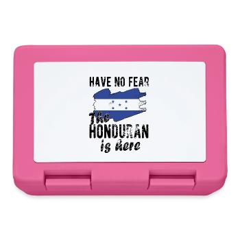 Proud Honduran Honduras Honduran flag - Lunchbox - pink - Front