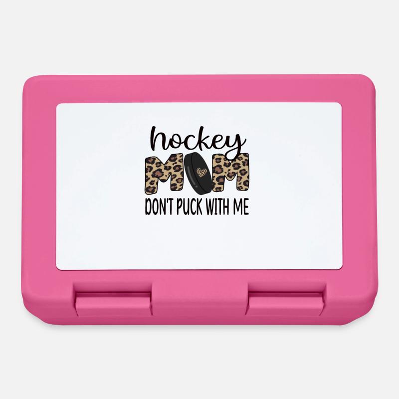 Stolze Eishockey Mama Von Eishockeyspieler Mutter - Brotdose - Pink