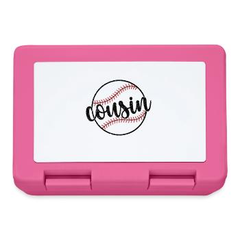 Baseball Cousin Proud Baseball Player Cousin - Lunchbox - pink - Front