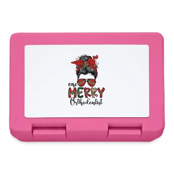Orthodontist Christmas Orthodontic Xmas Gifts - Lunchbox - pink - Front