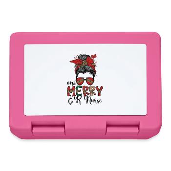 Emergency Room Nurse Christmas ER Nurse Xmas Gifts - Brotdose - Pink - Vorne