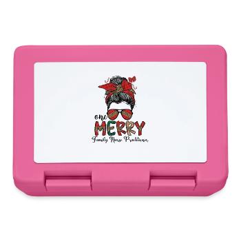 Family Nurse Practitioner Christmas FNP Xmas Gifts - Brotdose - Pink - Vorne
