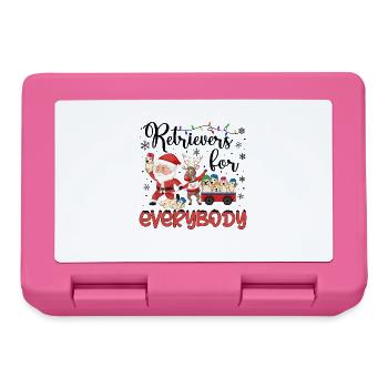 Golden Retriever Christmas Golden Dog Xmas Gifts - Lunchbox - pink - Front