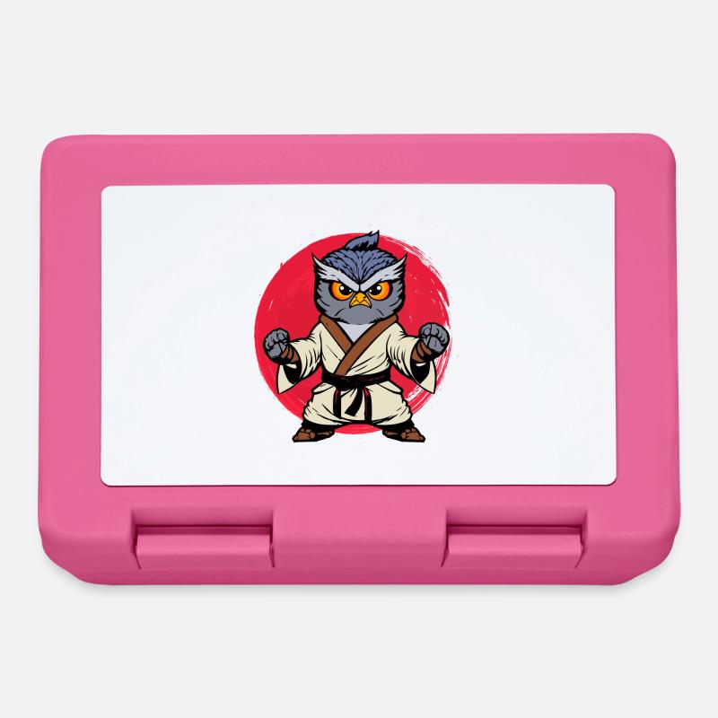 Sport Eule Ironic Wildlife Eule Artsy Birds - Brotdose - Pink