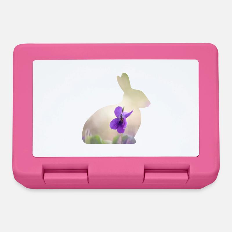 Lapin Lapin - Boîte à goûter - rose