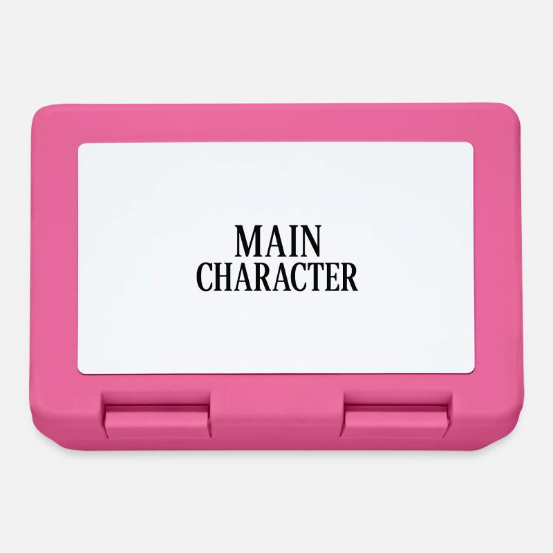 Personnage principal - Boîte à goûter - rose