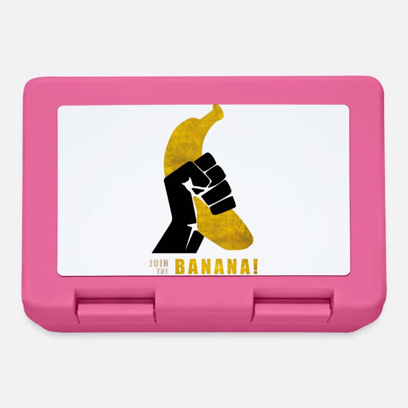 Join the Banana ! Wankil - Boîte à goûter - rose