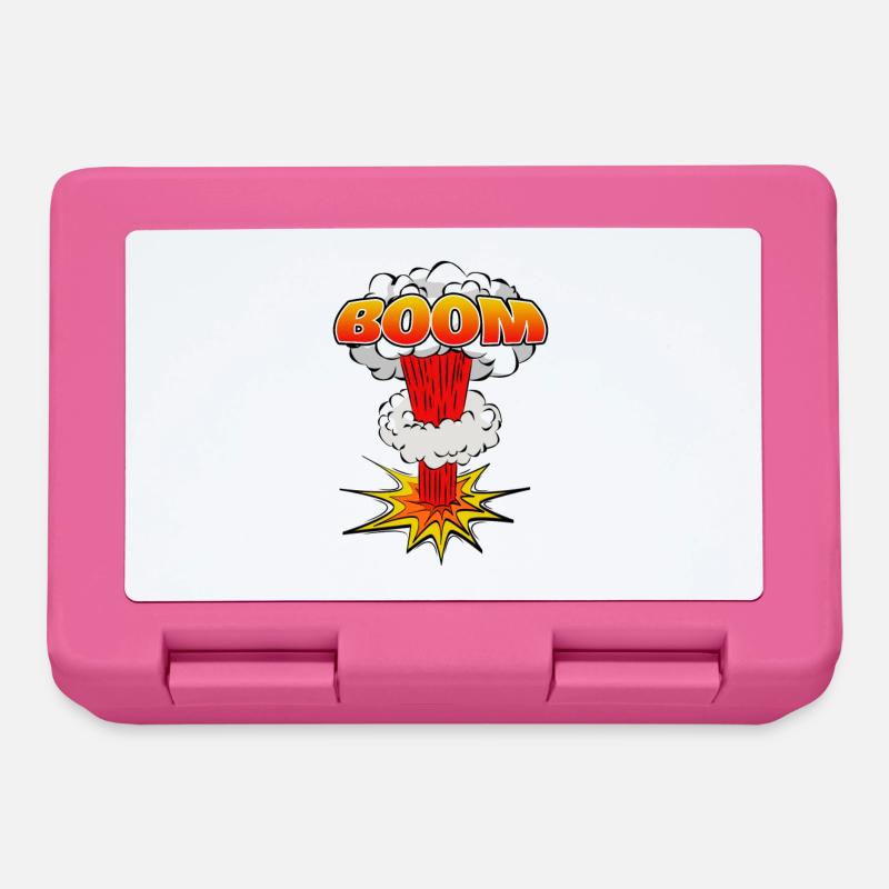 Boom Comic Explosion Lettering Symbol - Brotdose - Pink