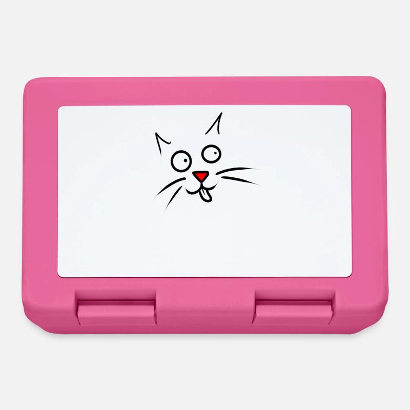 cat - Brotdose - Pink