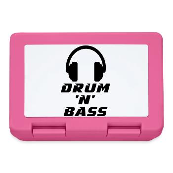 Drum 'n' Bass Music - Lunchbox - pink - Front