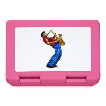 Saksofonist - Lunchbox - pink - Front