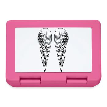 Angel wings, guardian angel, wings. - Lunchbox - pink - Front