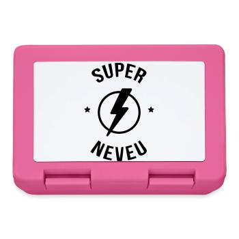 Neveu Nièce Oncle Tante Famille Bébé Noël - Lunchbox - pink - Front
