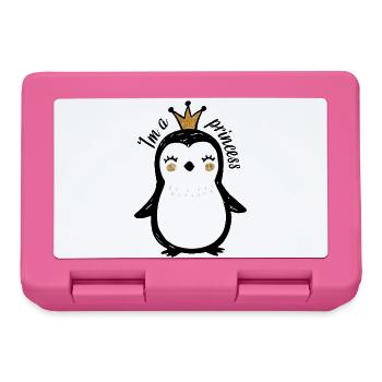 Cute Penguin Queen Design - Lunchbox - pink - Front