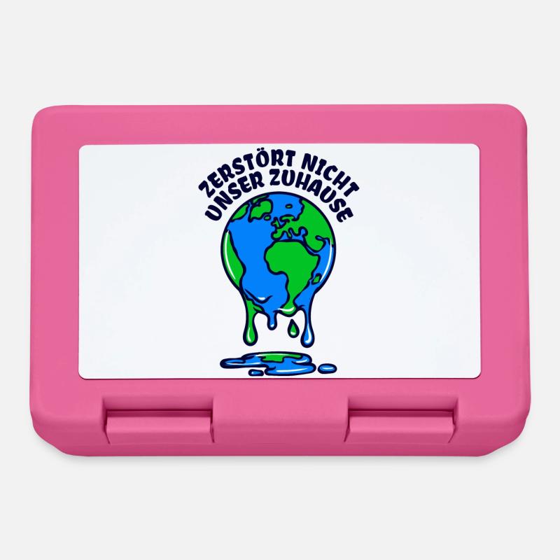 Umwelt Mutter Erde Umweltschutz Statement - Brotdose - Pink