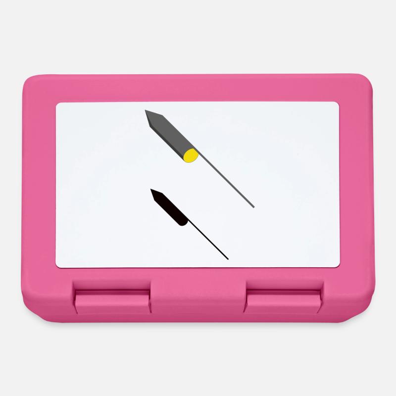 Fusée 3D - Conception - Boîte à goûter - rose