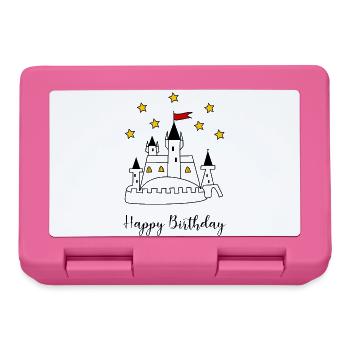 HAPPY BIRTHDAY. HAPPY BIRTHDAY. ANNIVERSARY. - Lunchbox - pink - Front