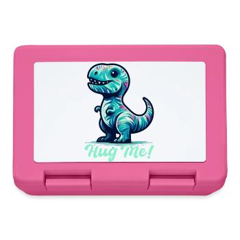 T-Rex Hug Me Hug Gift - Lunchbox - pink - Front