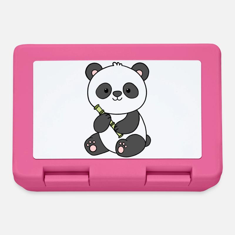 Panda Pandabär - Brotdose - Pink