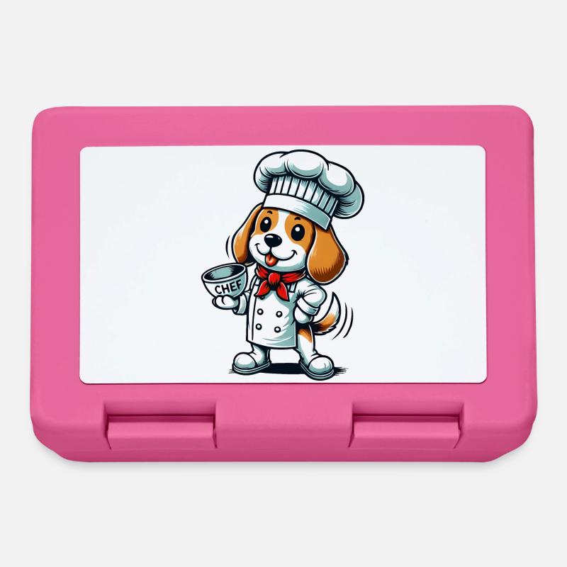 Beagle Koch - Brotdose - Pink