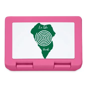 La Isla Verde La Palma Contour Dessin en spirale - Boîte à goûter - rose - Devant