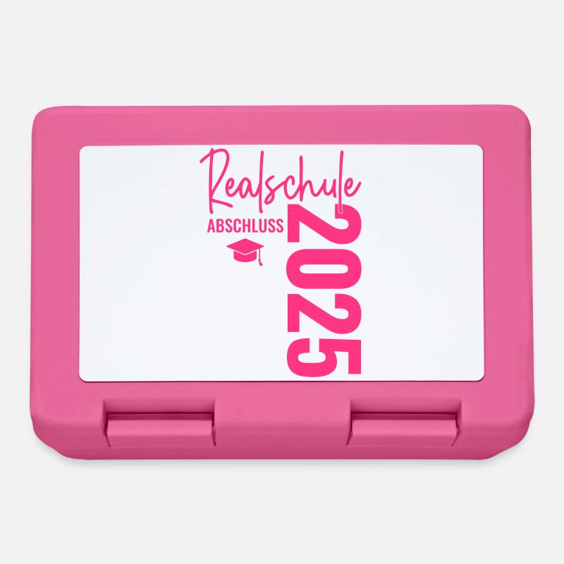 Abschluss 2025 Realschule - Brotdose - Pink
