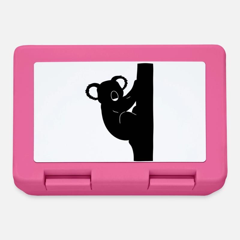 Koala Silhouette Climber - Lunchbox - pink