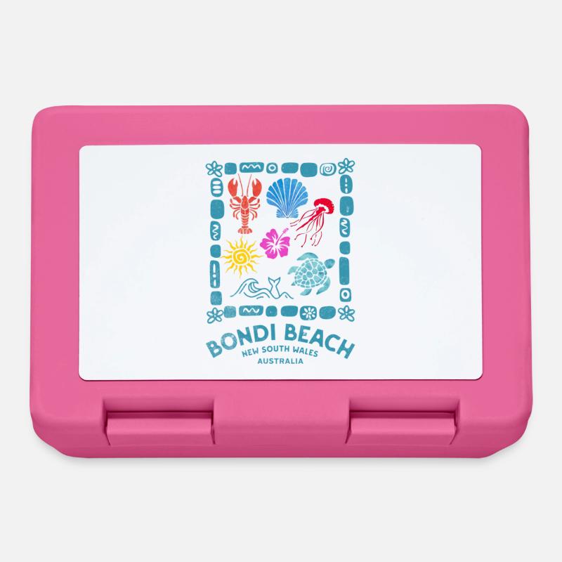 Bondi Beach Marine Souvenir - Lunchbox - pink