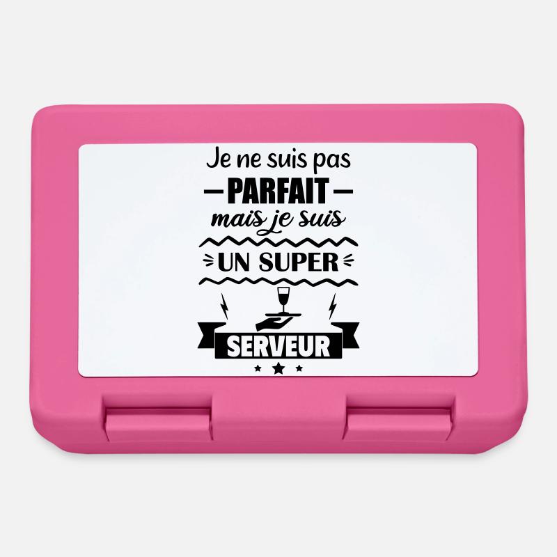 Nicht perfekt, aber toller Server - Brotdose - Pink
