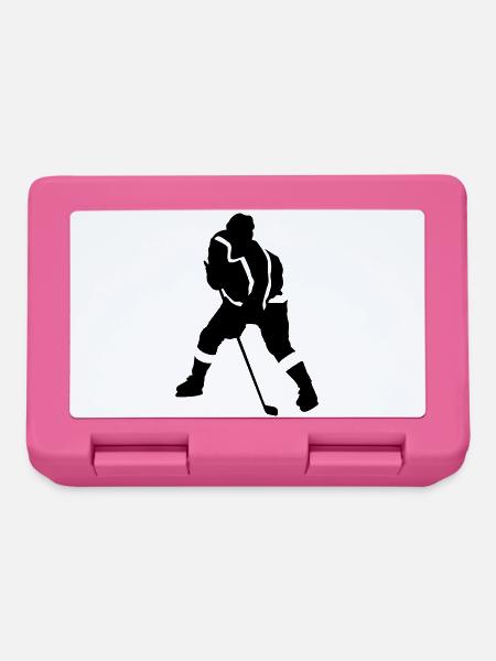 Eishockey - Brotdose - Pink