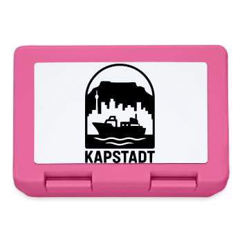 Cape Town Silhouette Table Mountain - Lunchbox - pink - Front