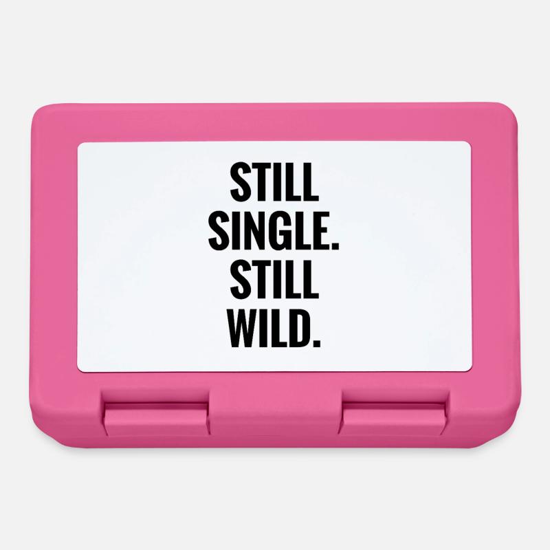 Still Single Still Wild - Lunchbox - pink