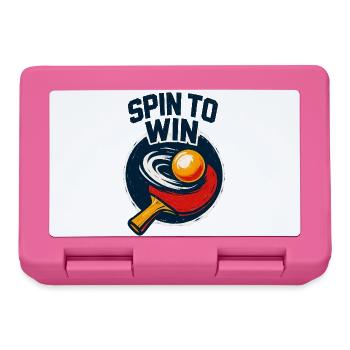 Spin to Win - Ping Pong - Boîte à goûter - rose - Devant