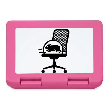Hamster Wheel Office Chair Stress - Lunchbox - pink - Front