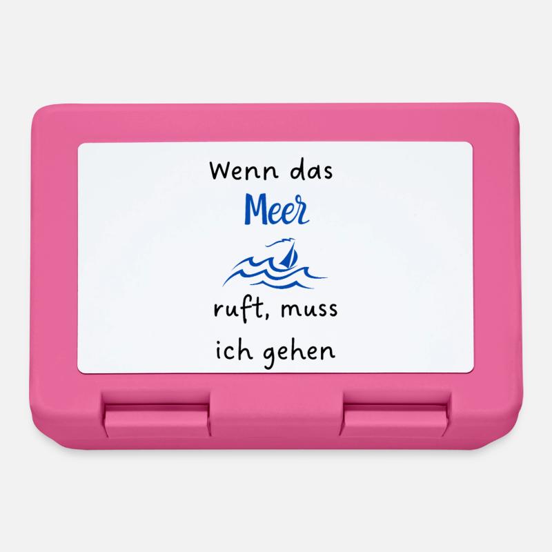 Wenn_das_Meer appelle - Boîte à goûter - rose