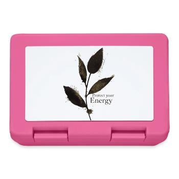 Protect Your Energy - Mindfulness - Lunchbox - pink - Front